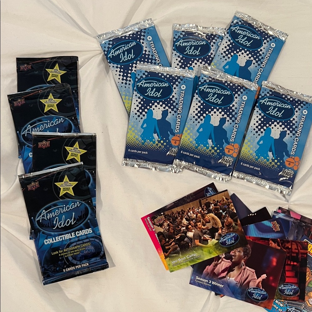 Lot of American Idol Trading Cards Collection